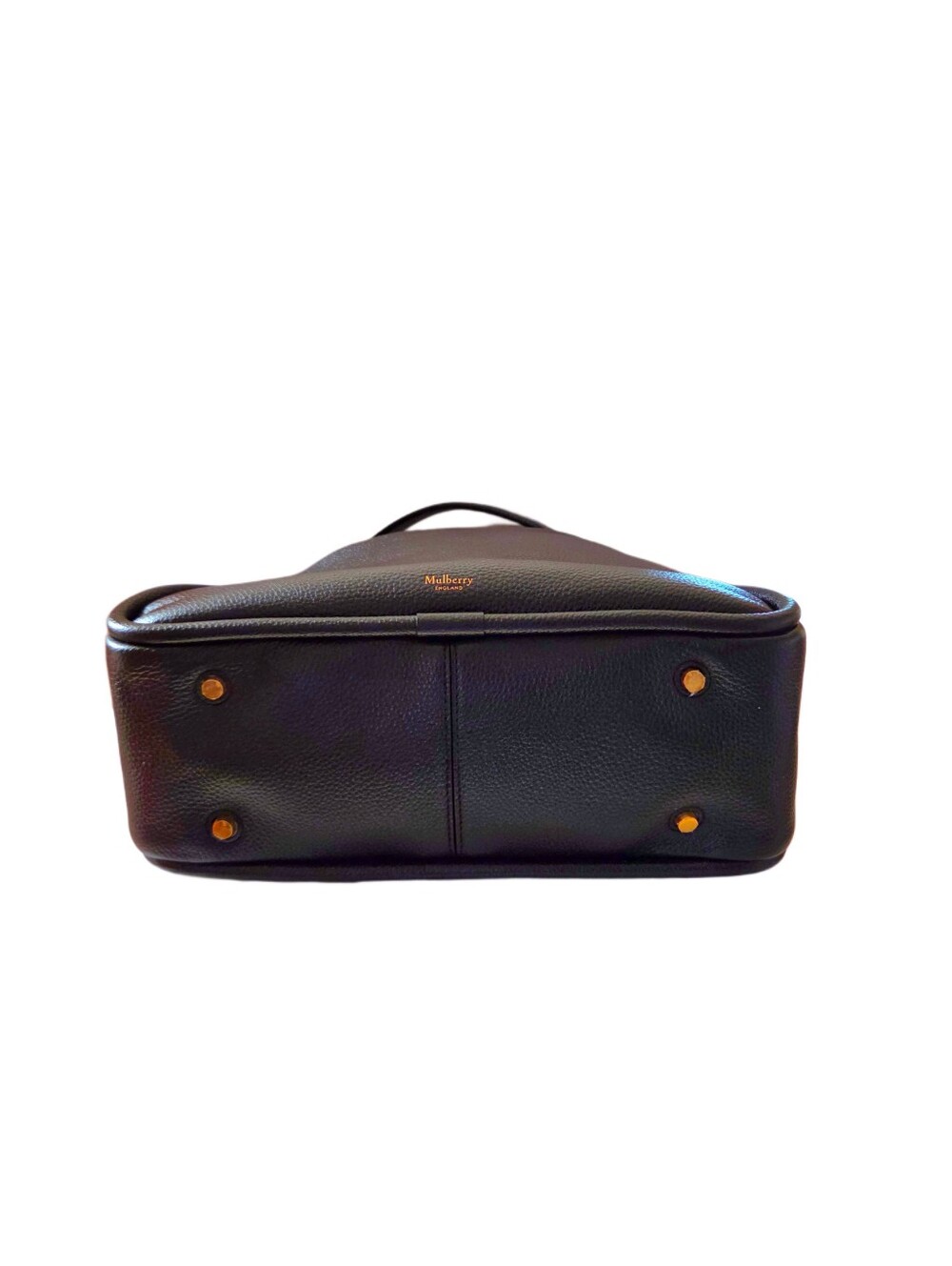 Mulberry Leighton Black With Gold Standard Size - Picture 3 of 8